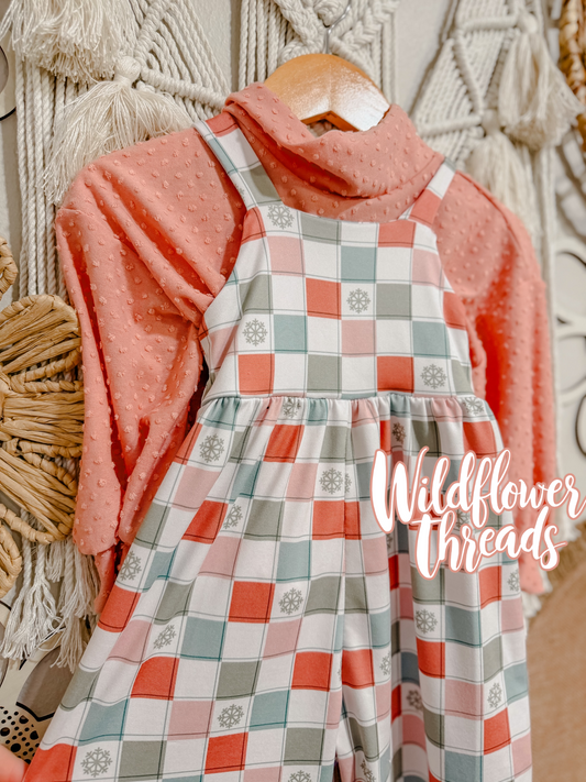 18/24 Margo Romper + Mock neck